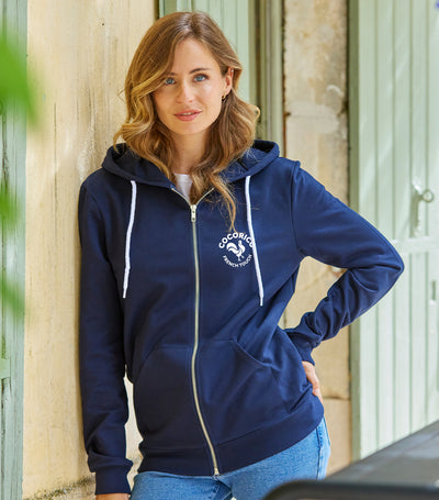 Sweat zippé Femme Marine - Coq Français
