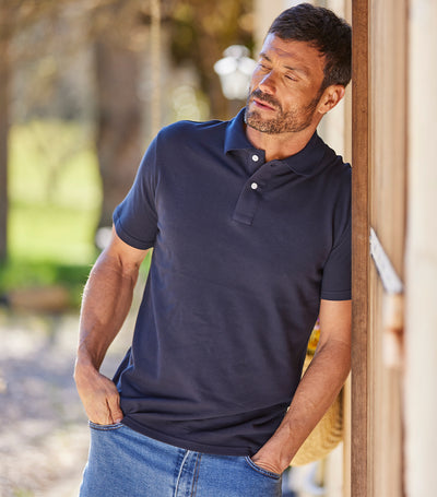 Polo Homme Marine - Intemporel