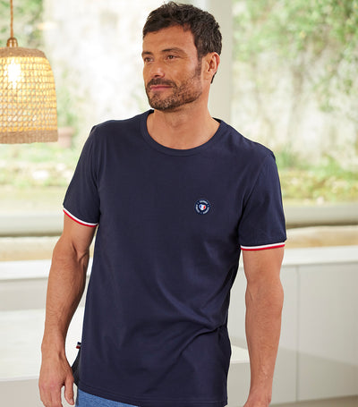 T-shirt Homme Supporter Marine - Blason