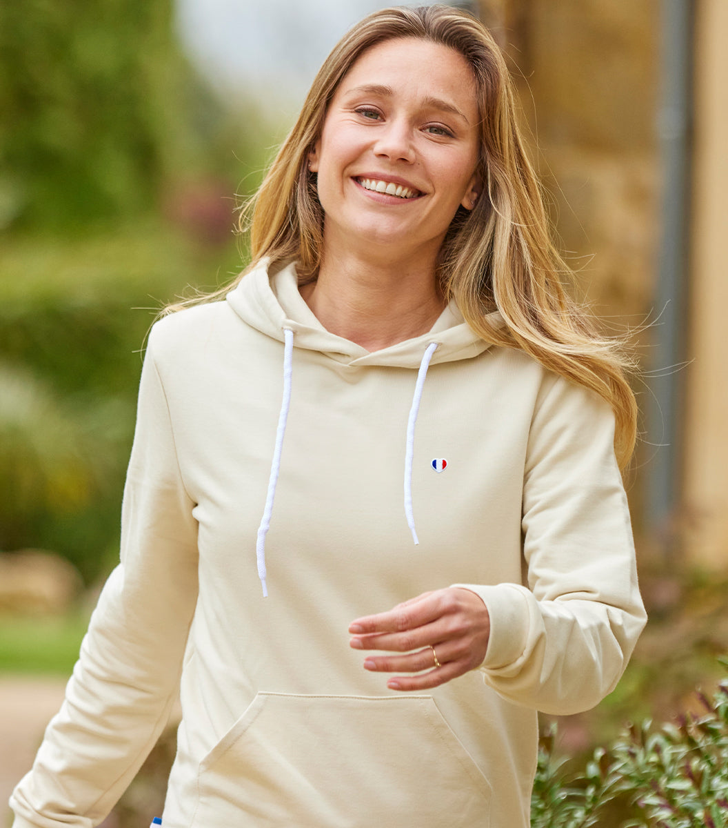 Sweat à capuche Femme Sable - L'Iconique