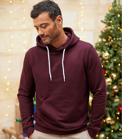 Sweat à capuche Homme Bordeaux - Intemporel
