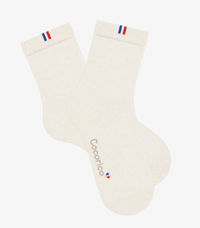 Chaussettes Femme Écru
