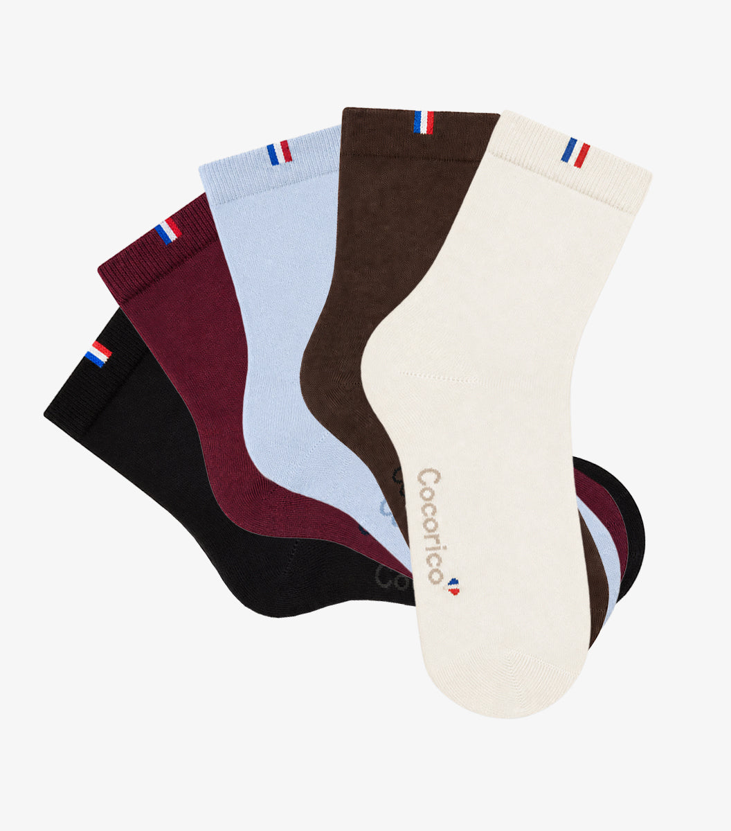 Chaussettes Femme x5 - Pack Intemporel