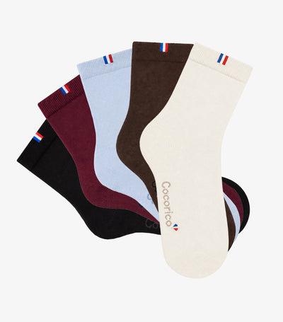 Chaussettes Femme x5 - Pack Intemporel