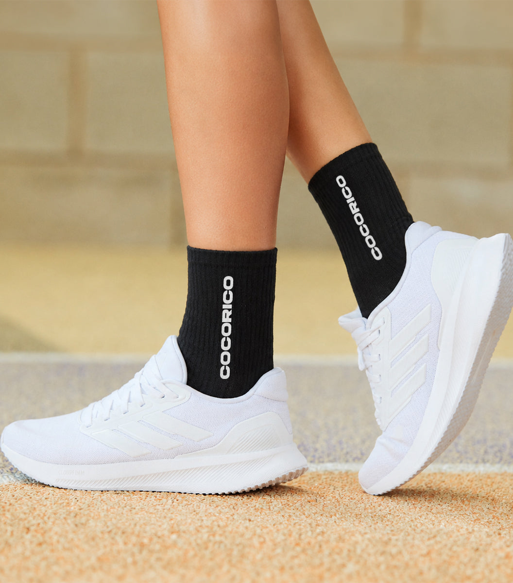 Chaussettes Sport Femme Noir - Impact