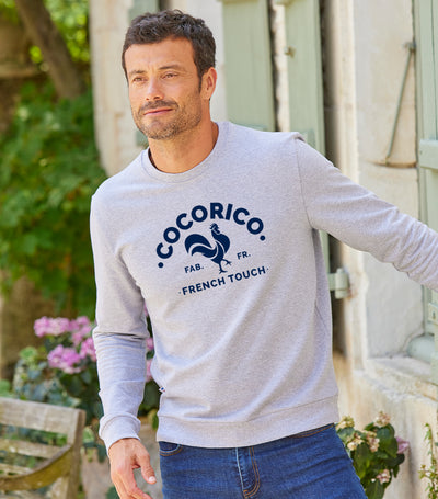 Sweat Homme Gris - Coq Français
