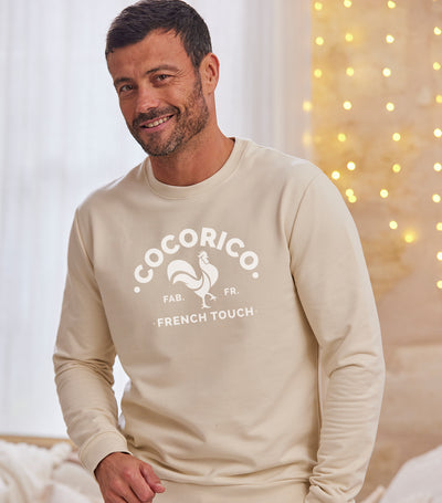 Sweat Homme Sable - Coq Français