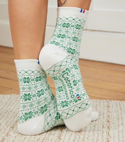 Chaussettes Femme de Noël Vert