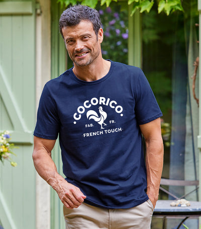 T-shirt Homme Marine - Coq Français