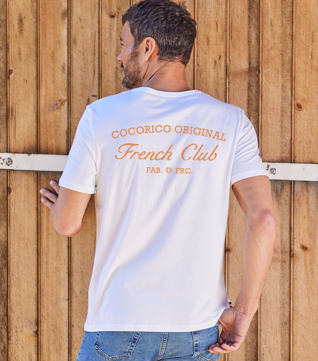 T-shirt Homme Blanc - French Club