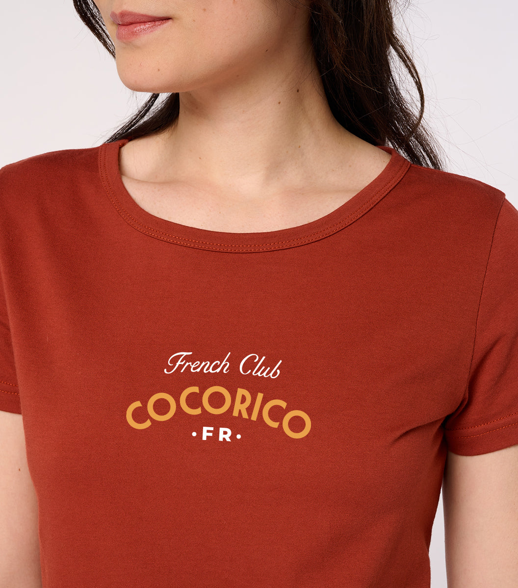 T-shirt Femme Terracotta - French Club