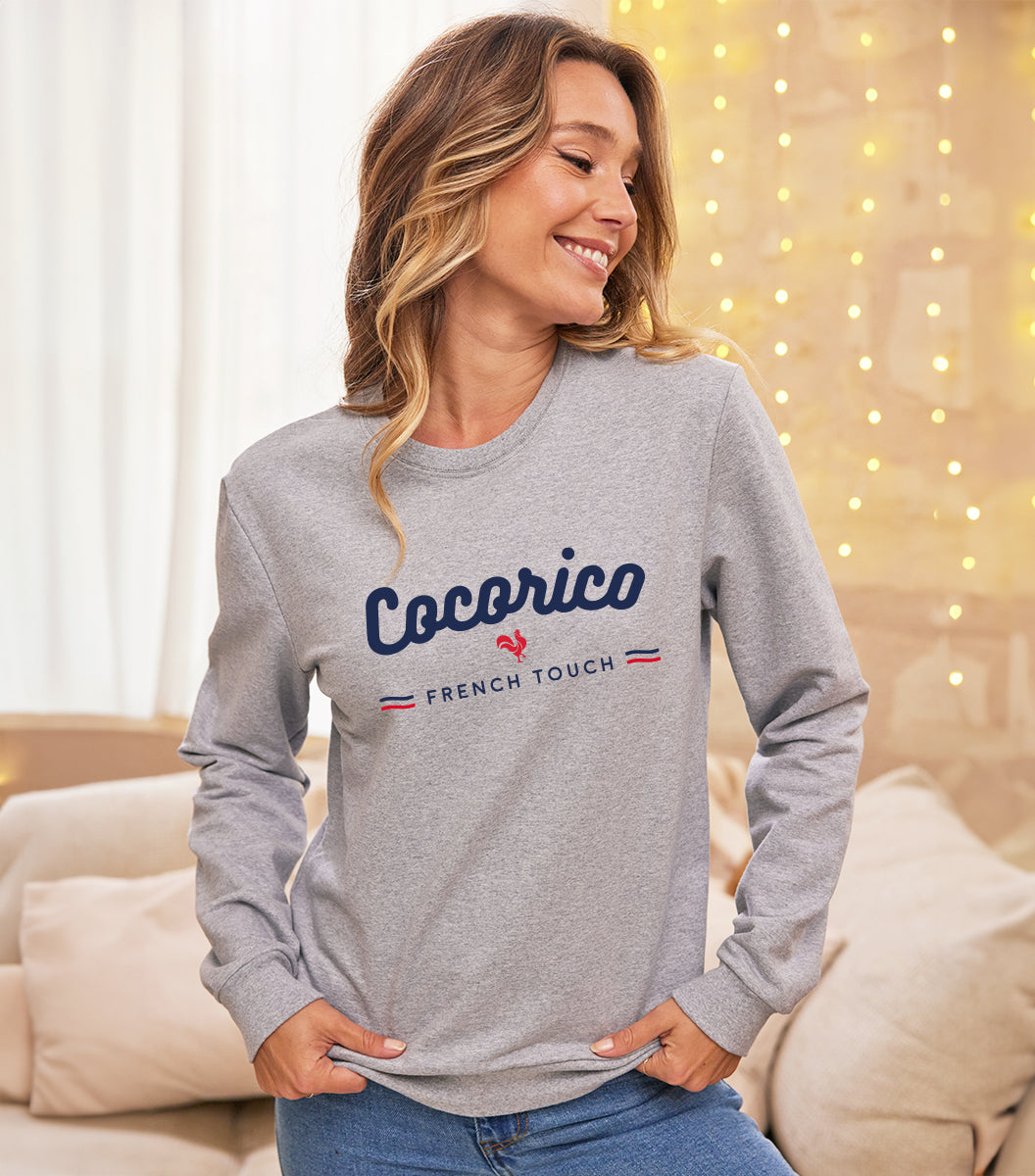 Sweat Femme Gris - French Touch
