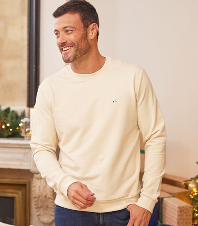 Sweat Homme Sable - Iconique