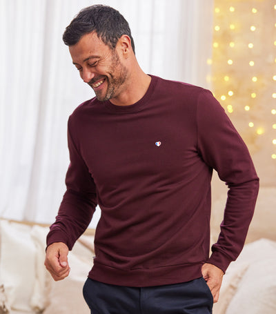 Sweat Homme Bordeaux - L'Iconique