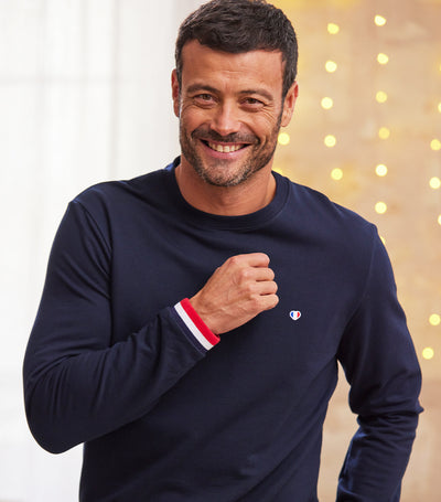 Sweat Homme Supporter Marine - Iconique