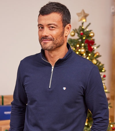 Sweat Camionneur Homme Marine - Iconique