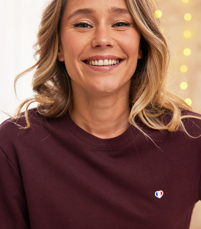 Sweat Femme Bordeaux - L'Iconique