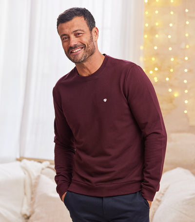 Sweat Homme Bordeaux - L'Iconique