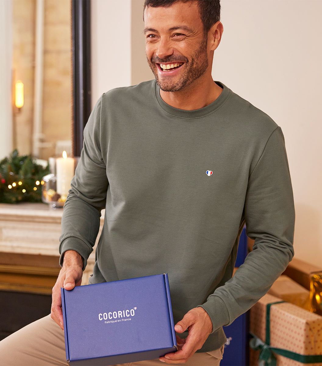 Sweat Homme Sauge - L'Iconique