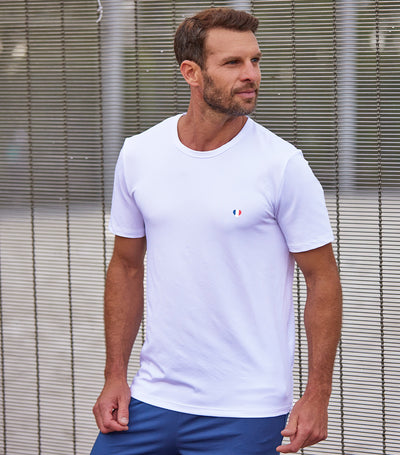 T-shirt Homme Sport Blanc - L'Iconique