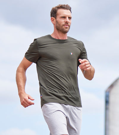 T-shirt Homme Sport Kaki - L'Iconique
