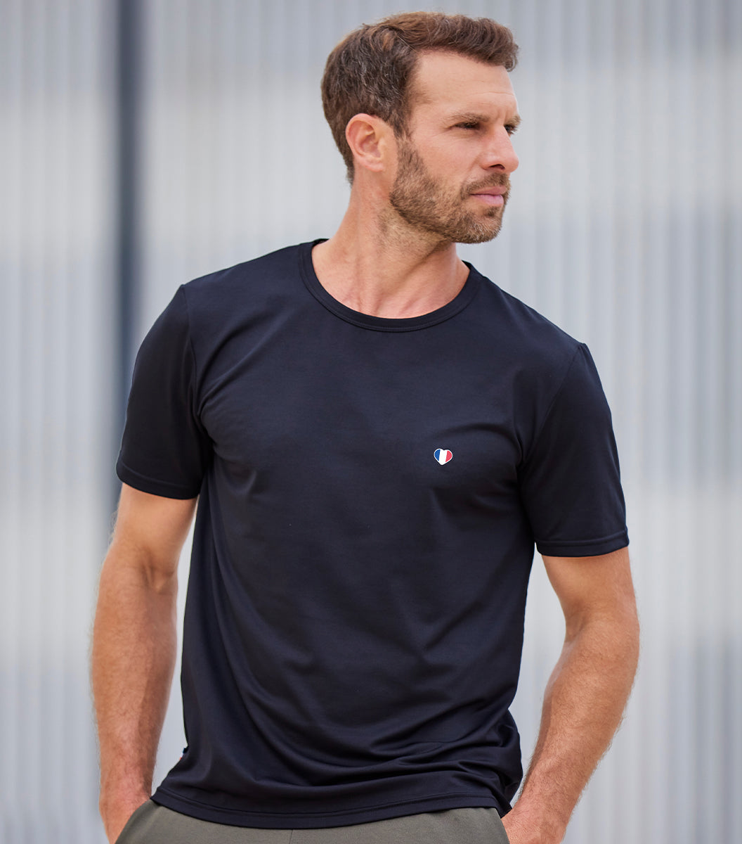 T-shirt Homme Sport Noir - L'Iconique
