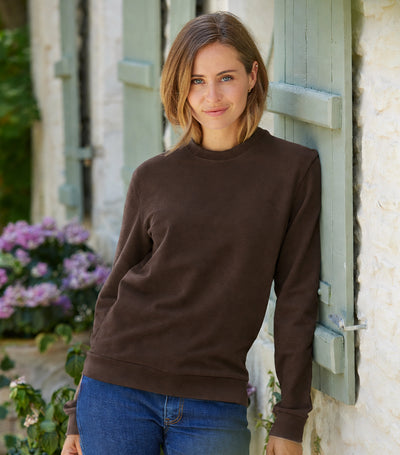 Sweat Femme Marron - Intemporel