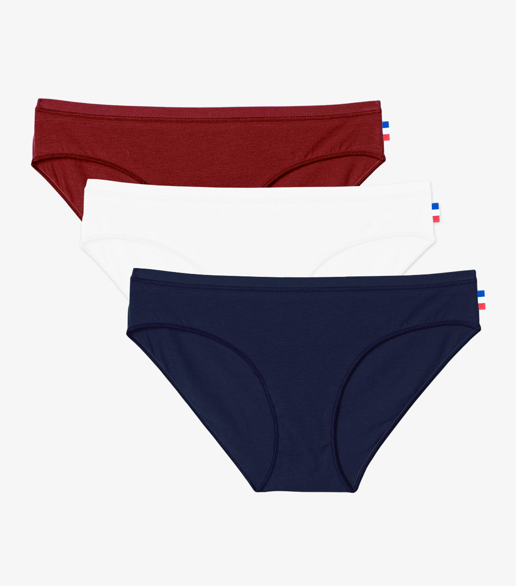 Culotte Femme x3 - Pack Tricolore