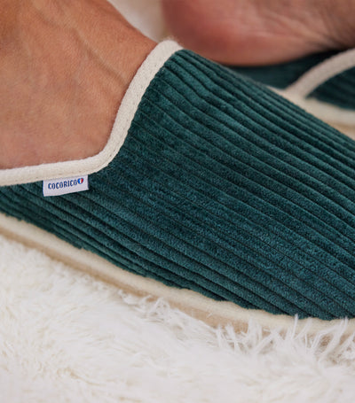 Mules Velours Homme Sapin