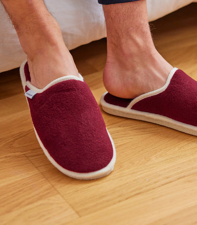 Mules Homme Bordeaux