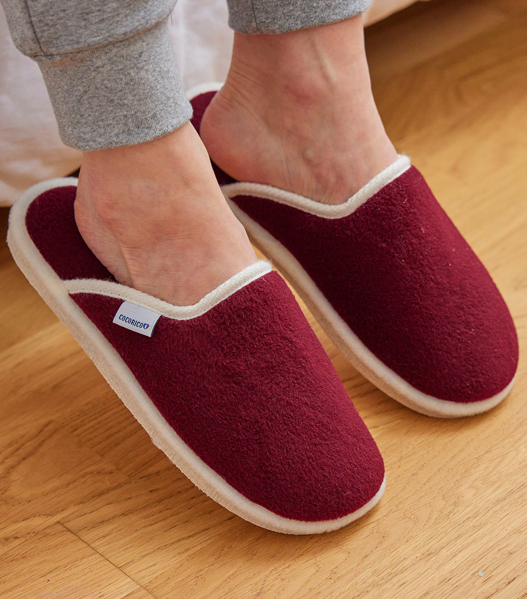 Mules Femme Bordeaux