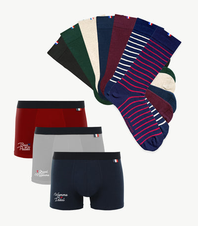 Pack Chaussettes - Boxers - Homme