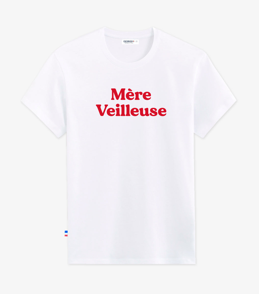 T-shirt Femme Blanc - Mère Veilleuse