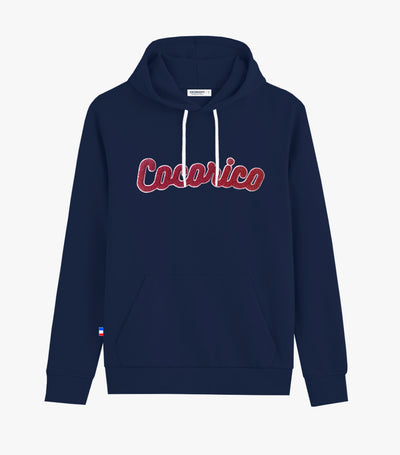 Sweat à capuche Homme Marine - La Bouclette
