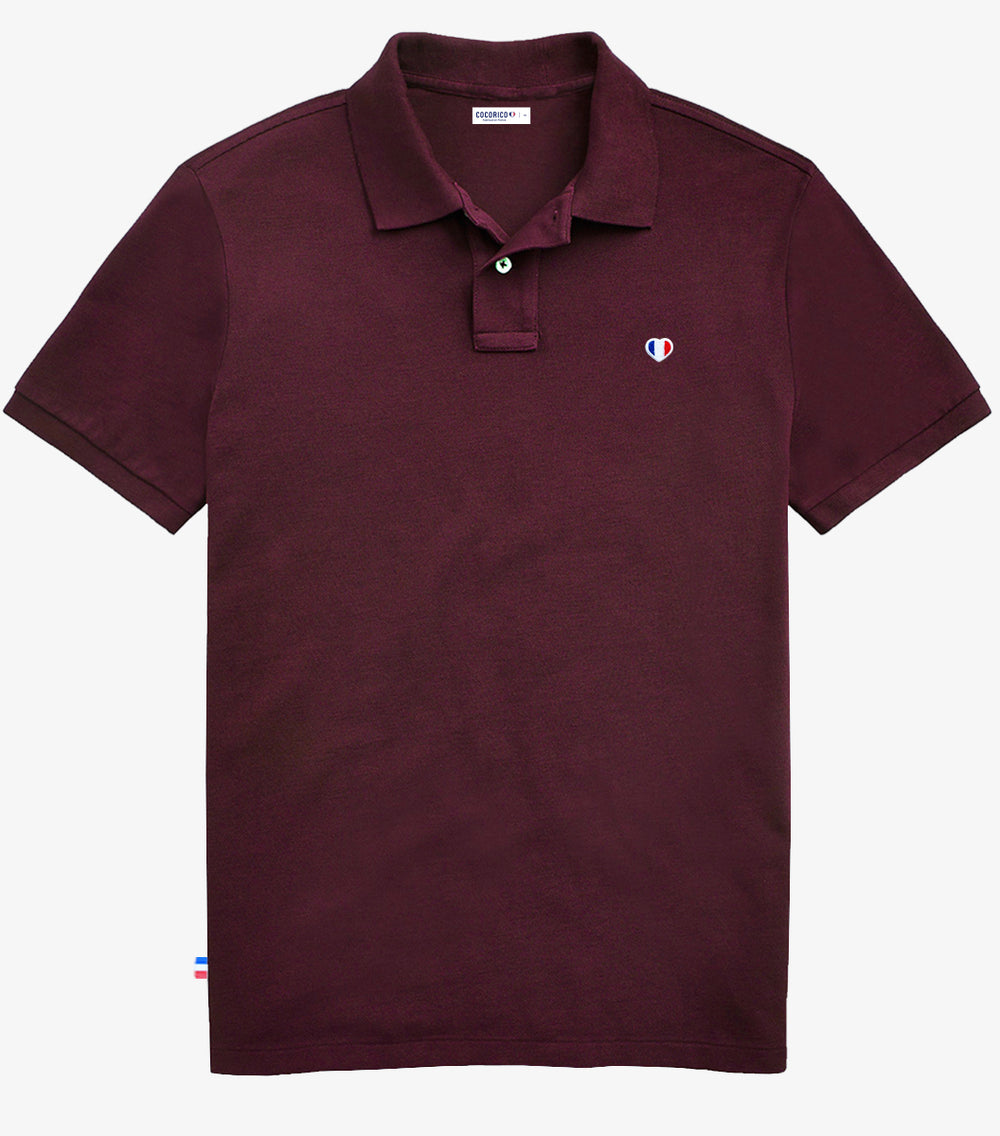 10200 Bordeaux Polo Neck T-Shirt