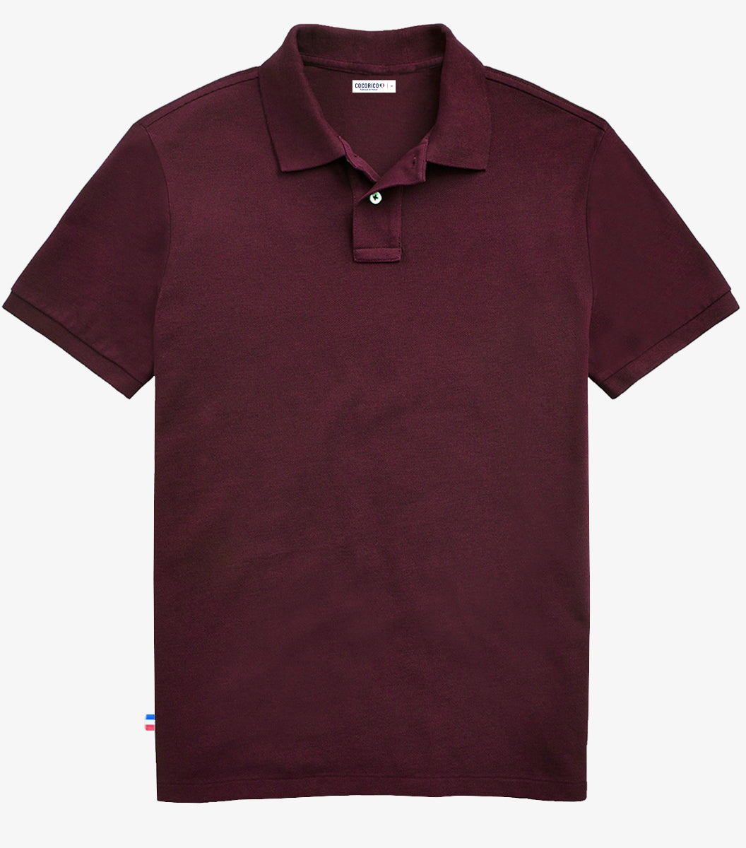 Polo Homme Bordeaux - L'Intemporel