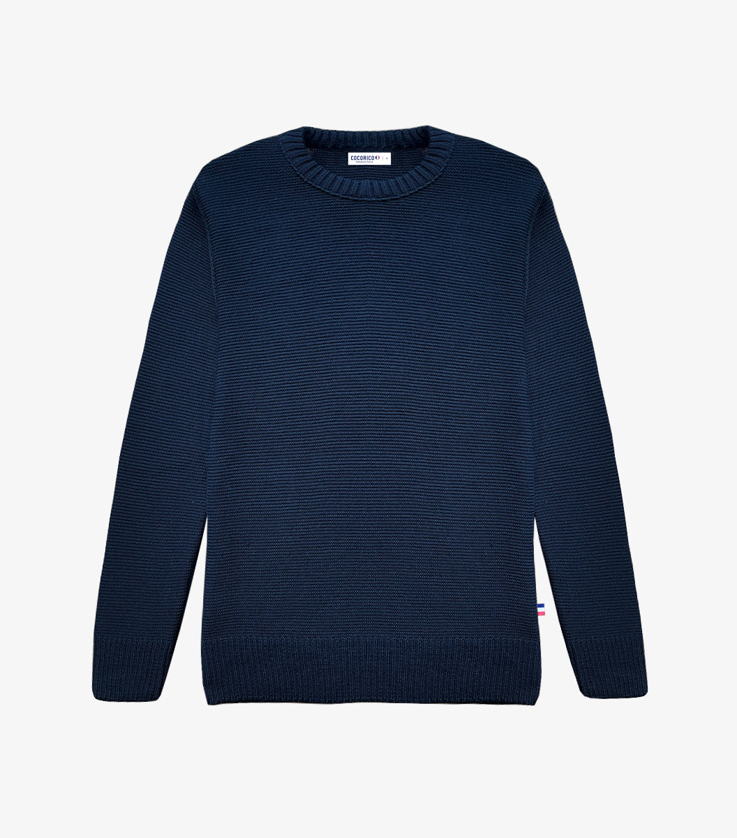 Pull Homme laine Marine