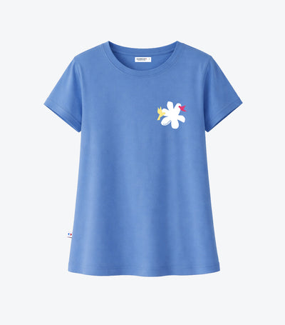 T-shirt Pyjama Femme Bleu Riviera - Colibri