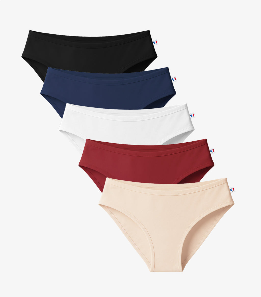 Culotte Femme x5 Pack Essentiel Made in France Cocorico