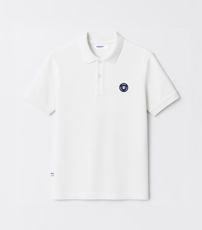 Polo Homme Blanc - Blason