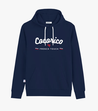 Sweat à capuche Homme Marine - French Touch