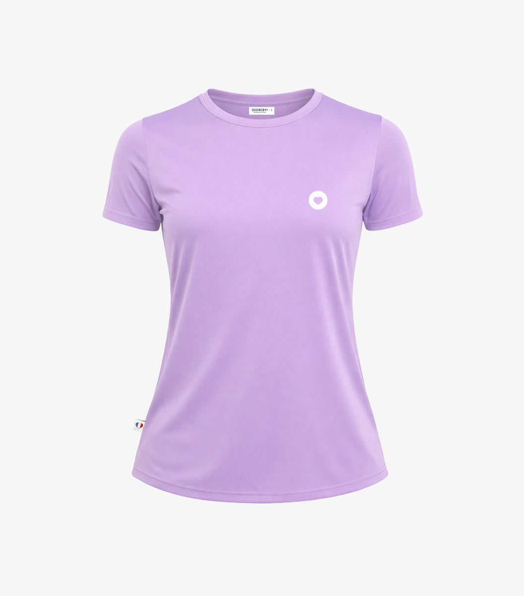 T-Shirt Sport Femme Lilas - Boost