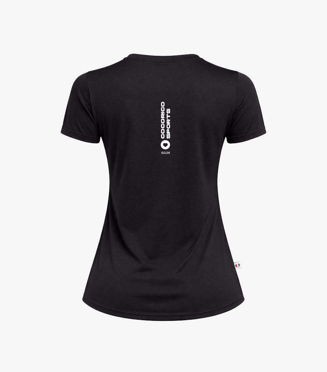T-Shirt Sport Femme Noir - Focus