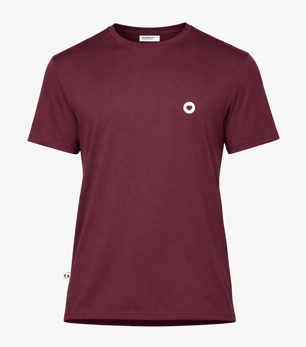 T-shirt Sport Homme Bordeaux - Boost