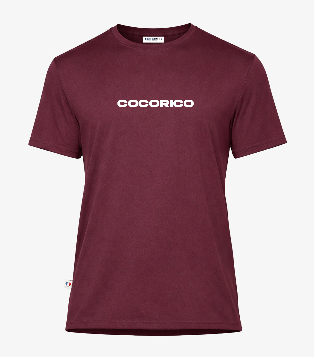 T-shirt Sport Homme Bordeaux - Impact