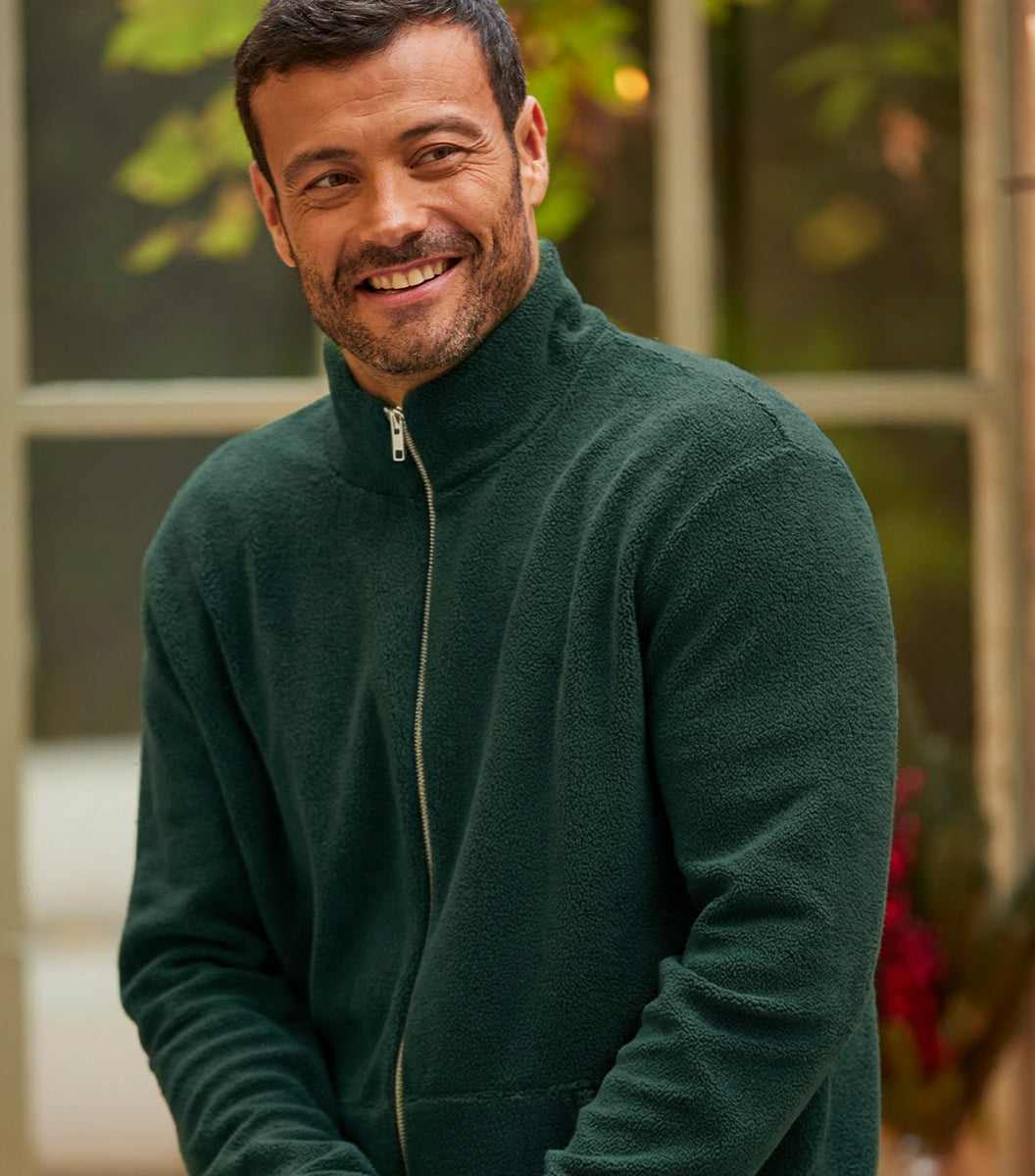 Veste Polaire Zippée Homme Sapin