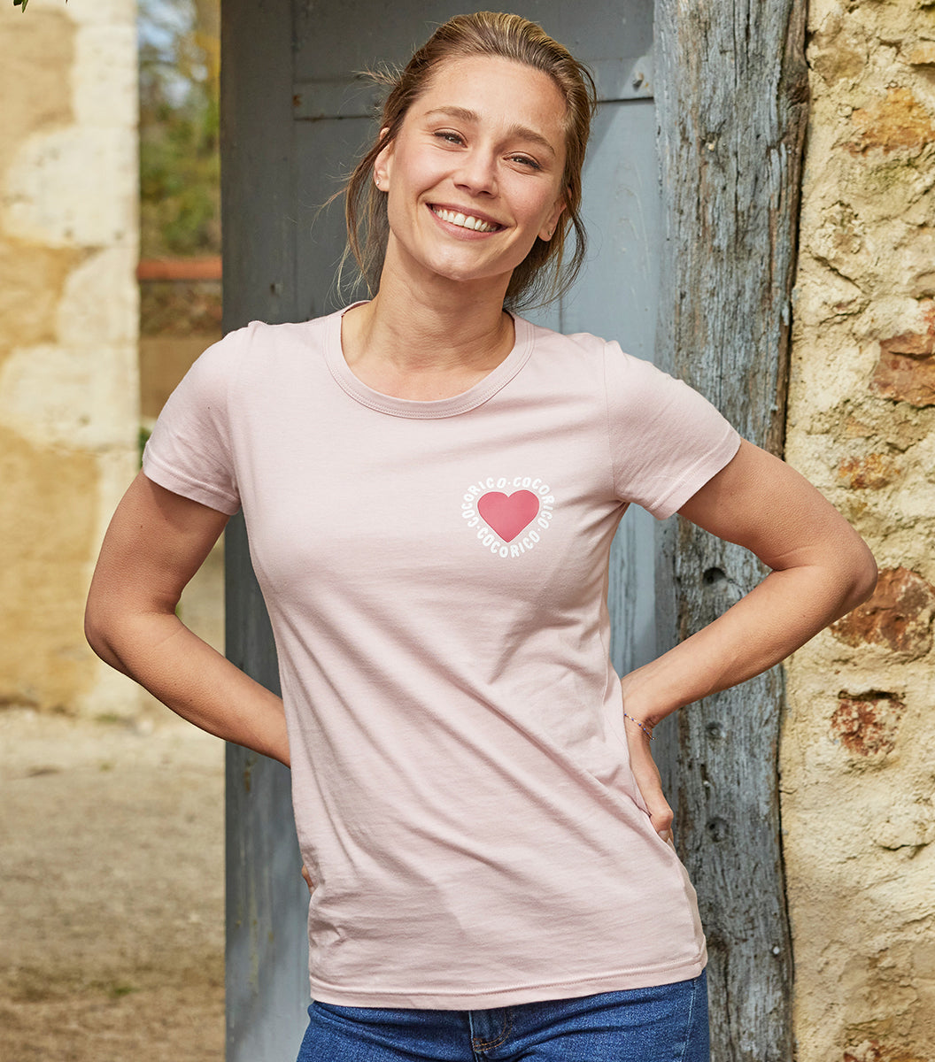 T-shirt Femme Rose - Le Roméo