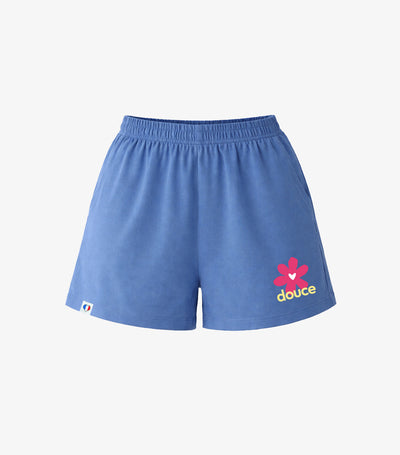 Short Pyjama Femme Bleu Riviera - Douce
