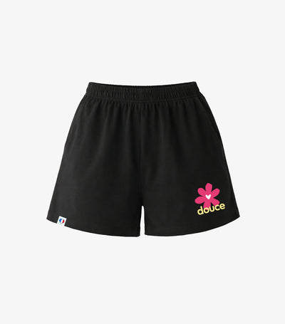 Short Pyjama Femme Noir - Douce