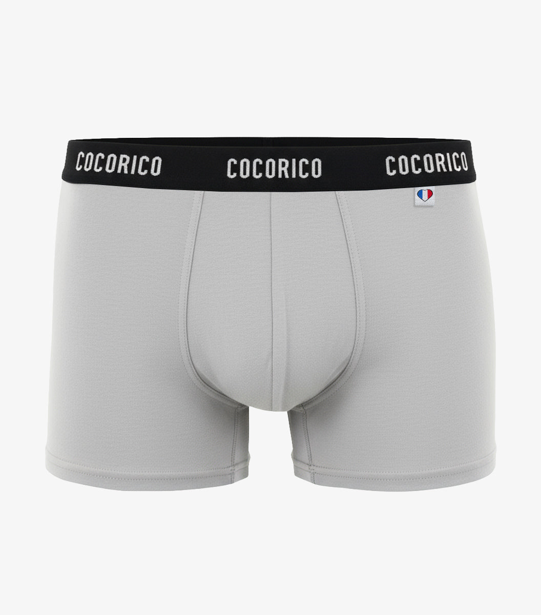 Boxer Homme Signature Gris - Intemporel